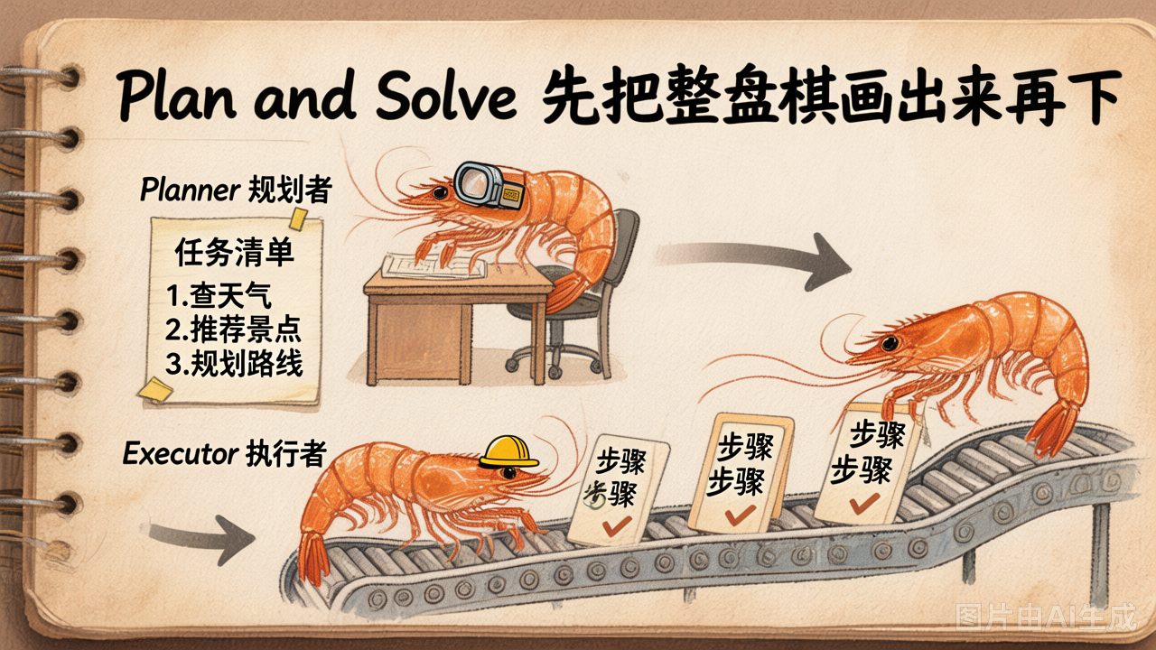 Planner 规划清单 → Executor 逐步执行