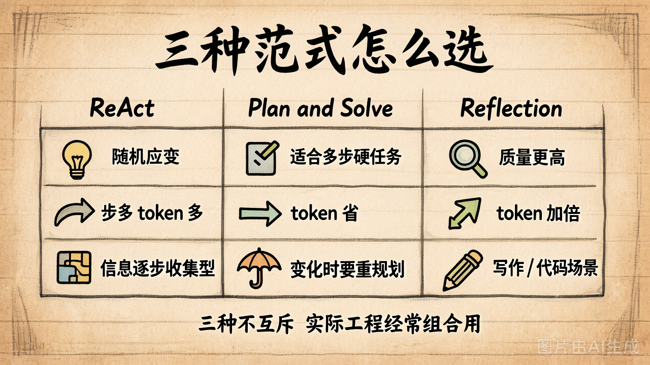 三种范式横向对比