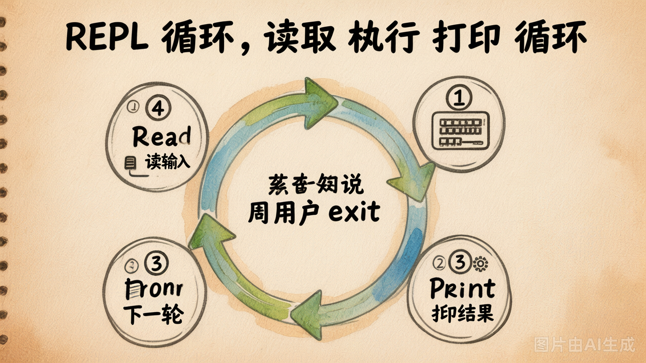 REPL 的最小循环